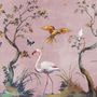 Papiers peints - Papier peint oiseaux Ibis Rose sur mesure - LA MAISON MURAEM