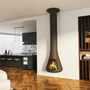Decorative objects - Wall mounted wood fireplace CALISTA 917 - JC BORDELET