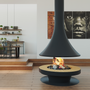 Decorative objects - EVA 992 Central Wood Fireplace - JC BORDELET