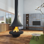 Decorative objects - EVA 992 Central Wood Fireplace - JC BORDELET