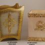 Soap dishes - Bathroom set in marble/wood and bronze plated - OLYMPUS BRASS