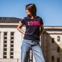 Prêt-à-porter - T-shirt Code Femme Personnalisable - LA VIE EST BELGE