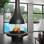 Decorative objects - XL ALEXIA 995 Central Wood Fireplace - JC BORDELET