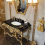 Chambres d'hôtels - Cabinet de salle de bain en bois sculpté 4508. - BIANCHINI & CAPPONI