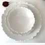 Table mat - HANDMADE STONEWARE TABLEWARE SET WITH IRREGULAR LINES - MAISON GALA