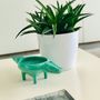 Objets design - LE BOL DE CROCODILE VERT - FREAKLAB