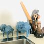 Design objects - THE BLUE-GRAY ELEPHANT BOWL - FREAKLAB