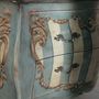 Commodes - AP660/D7 - Commode Louis XV décorée à la main - INTERIORS ITALIA