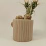 Vases - Small Plant pot. - PACHAMAMA DI E. OCCHI LABORATORIO ARTIGIANO DI CERAMICA