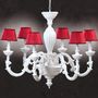 Hanging lights - 713/6/bianco chandelier - DI BENEDETTO LAMPADE