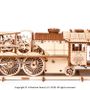Gifts - UGEARS Mechanical Models: V-EXPRESS STEAM TRAIN with TENDER - UGEARS