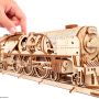 Gifts - UGEARS Mechanical Models: V-EXPRESS STEAM TRAIN with TENDER - UGEARS