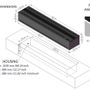 Consoles - 150 cm Cheminée à vapeur d'eau - Insert électrique 3D ADVANCE AFIRE Cheminées  Décoration Design - AFIRE