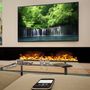 Console table - 150 cm Water Vapor Fireplace - AFIRE 3D Electric Insert ADVANCE Design Decoration - AFIRE