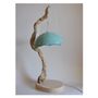 Table lamps - Lamp “Natura” - light blue - TODINI SCULTURE