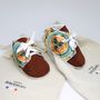 Children's apparel - Baby shoes, unique creation, 3/6 months - ATELIER  BAUDRAN