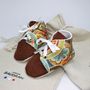 Children's apparel - Baby shoes, unique creation, 3/6 months - ATELIER  BAUDRAN