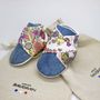Children's apparel - Baby shoes, unique creation, 6/9 months - ATELIER  BAUDRAN