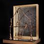 Sculptures, statuettes and miniatures - Sculpture “Golden stilts” unique piece in bronze  - ARTOO ATELIER
