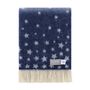 Throw blankets - Blue Stars Throw - J.J. TEXTILE LTD