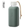 Gifts - REUSABLE GLASS BOTTLE PINE GREEN (600ml)  SQUIREME. Y1 SUSTAINABLE - SQUIREME.