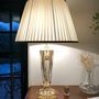 Desk lamps - art. 222 desk lamp in crystal and bronze (lighting/lamp) - OLYMPUS BRASS