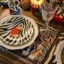 Everyday plates - Vitelli Zebra Teddy Bear Patterned 20 Cm Porcelain Plate - VITELLI DESIGN STUDIO