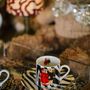 Tea and coffee accessories - Vitelli Zebra Teddy Bear Patterned 20 Cm Porcelain Plate - VITELLI DESIGN STUDIO