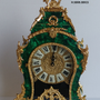 Horloges - art. 480 Horloge de table en bronze plaqué et bois - OLYMPUS BRASS