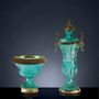 Vases - art. 150/160 vases en cristal et plaqué bronze - OLYMPUS BRASS