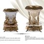Vases - art. 150/160 vases in crystal and bronze plated - OLYMPUS BRASS