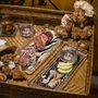 Platter and bowls - Vitelli Zebra Teddy Bear Patterned Glass Plate - VITELLI DESIGN STUDIO