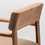Lounge chairs for hospitalities & contracts - Aix walnut armchair - DELAVELLE