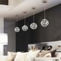 Hanging lights - Desafinado, blown glass ball chandelier - MULTIFORME