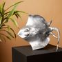 Sculptures, statuettes et miniatures - Objet décoratif de poisson de skate en aluminium - ART’Ù FIRENZE