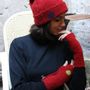 Chapeaux -   Chapeaux, gants, protège-nuque et écharpe en laine vergin - ELENA KIHLMAN