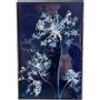 Paintings - Painting - blue and white VEGETAL - ANNE DE LA FORGE - ÉMAILLEUR D'ART