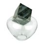 Design objects - GRAVITY CUBE Sculpture Grey Marble - VANESSA MITRANI