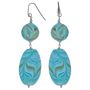 Jewelry - Murano glass earrings with Avventurina - LINEA ITALIA SRL