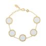 Bijoux - Bracelet Valentina Email Blanc - COLLECTION CONSTANCE