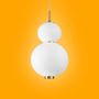 Ceiling lights - Bonbon Single Module Medium White Glass - ATOLYE STORE