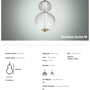 Ceiling lights - Bonbon Single Module Medium Smoke Glass - ATOLYE STORE