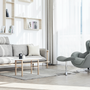Office furniture and storage - Massage Chair Classic_Ash Grey - NOUHAUS