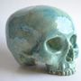 Sculptures, statuettes et miniatures - Crâne en céramique - TODINI SCULTURE