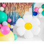 Objets de décoration - Ballon d'aluminium marguerite, 75x71cm, mélange - PARTYDECO