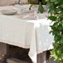 Linge de table textile - Nappe en lin à franges - ONCE MILANO