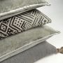 Fabric cushions - Chain Cushion soft silk - ML FABRICS