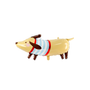 Design objects - Foil balloon Dachshund, 90x40cm, mix - PARTYDECO