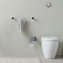 Towel racks - Composition toilet roll holder and towel holder  - EVER LIFE DESIGN