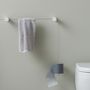Towel racks - Composition toilet roll holder and towel holder  - EVER LIFE DESIGN
